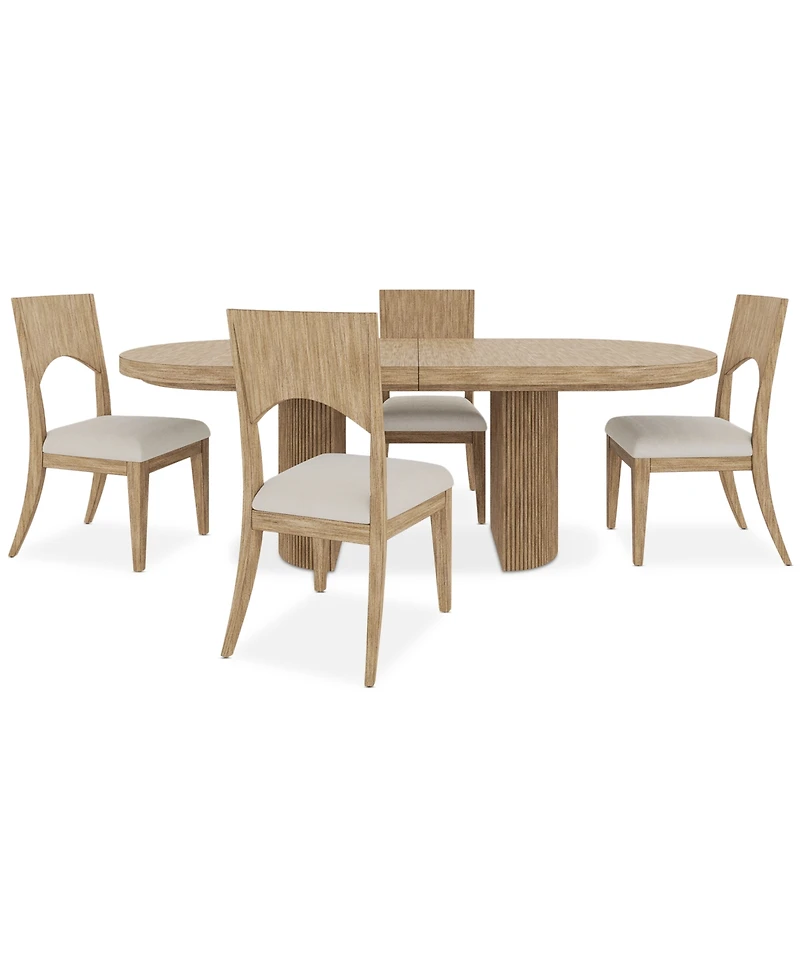 Frandlyn 5pc Dining Set (Table + 4 Side Chairs)
