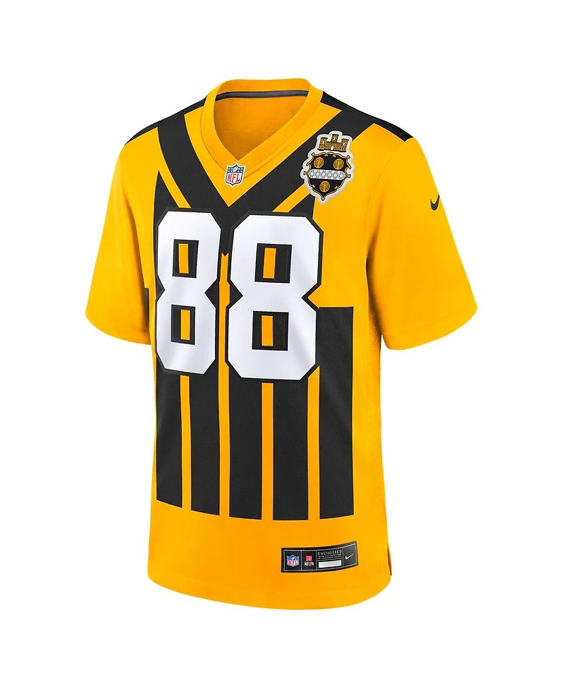 Nike Men's Pat Freiermuth Gold Pittsburgh Steelers Alternate 1933 Throwback Game Jersey
