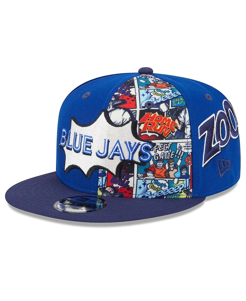 New Era Men's Royal/Navy Toronto Blue Jays 2025 Mlb Diamond Hero Edition 9FIFTY Snapback Hat
