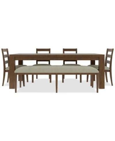 Furniture Davie Cracked Oak Dining Collection