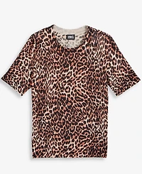 I.n.c. International Concepts Women's Animal-Print Sweater, Macy's Exclusive