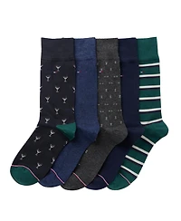 Tommy Hilfiger Men's Dress Crew Socks, 5-Pack