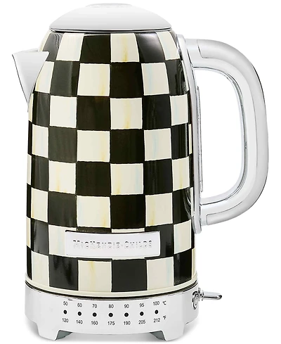 MacKenzie-Childs Courtly Check Electric Kettle
