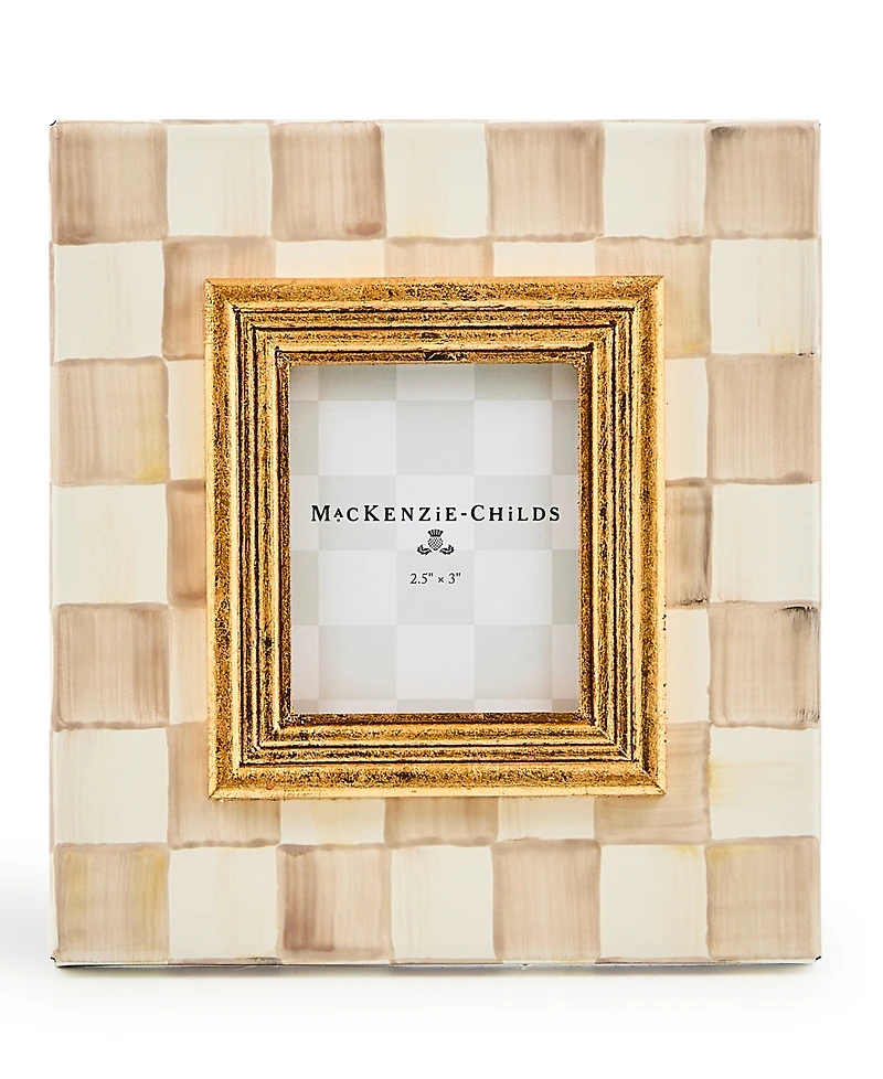 MacKenzie-Childs Mocha Check Frame