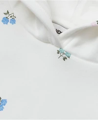 Lands' End Girls Embroidered Hoodie Sweatshirt
