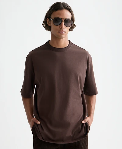 Scotch & Soda Men's Relaxed Fit Short Sleeve Three Crosses Crewneck T-Shirt