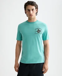 Scotch & Soda Men's Short Sleeve Logo Graphic Crewneck T-Shirt