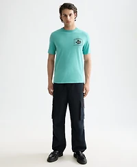Scotch & Soda Men's Short Sleeve Logo Graphic Crewneck T-Shirt