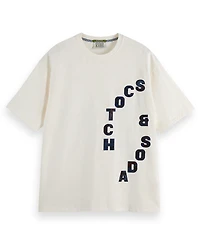 Scotch & Soda Men's Loose Fit Applique T-Shirt