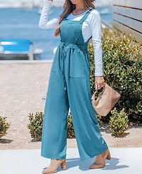 Cupshe Women's Weekend Wander Teal Jumpsuit