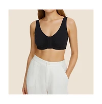Meadow Women's Ease Cotton Front Closure Bra for Mastectomy