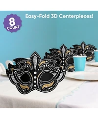 Freestanding 3D Masquerade Centerpiece Table Decorations