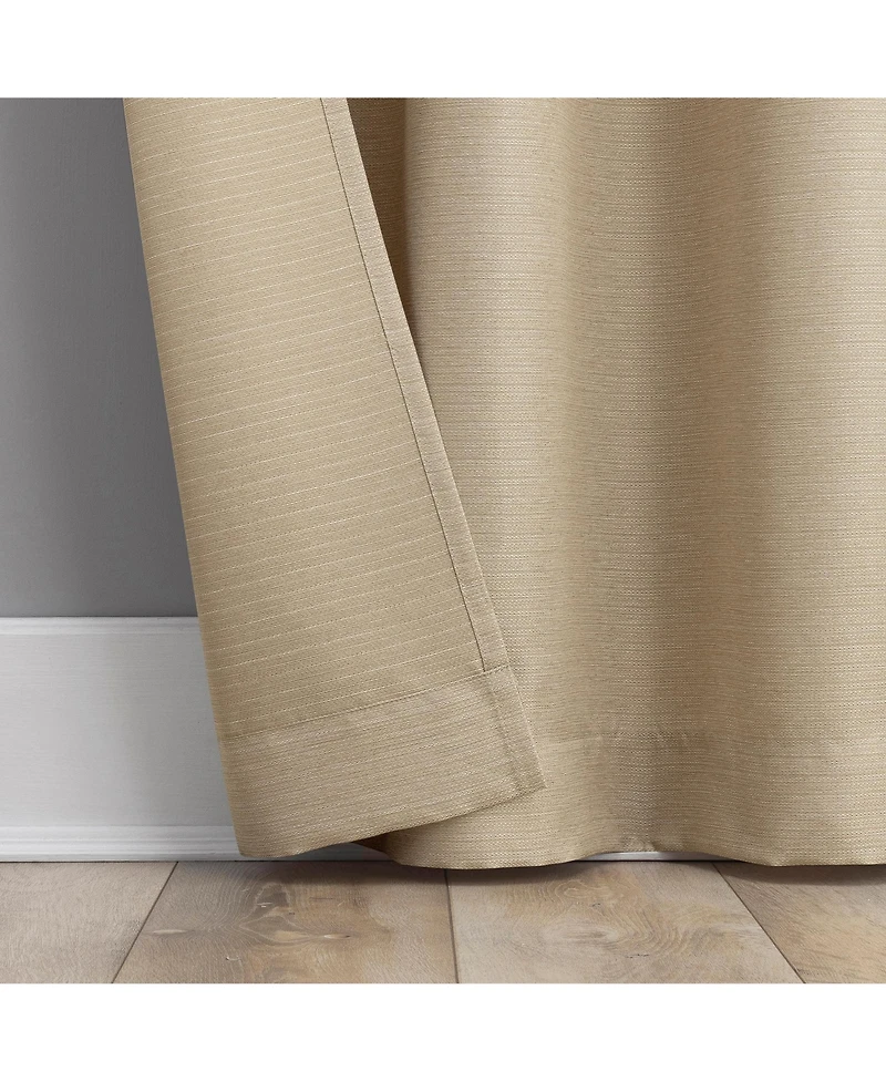 No. 918 Lance Textured Semi-Sheer Grommet Curtain Panel