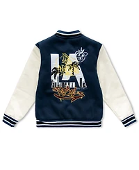 Ring of Fire Boys 8-20 Long Sleeve Varsity Jacket