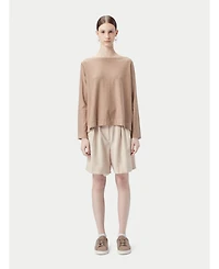 Gobi Cashmere Women's Boatneck Cotton Silk Cashmere Blend Sweater
