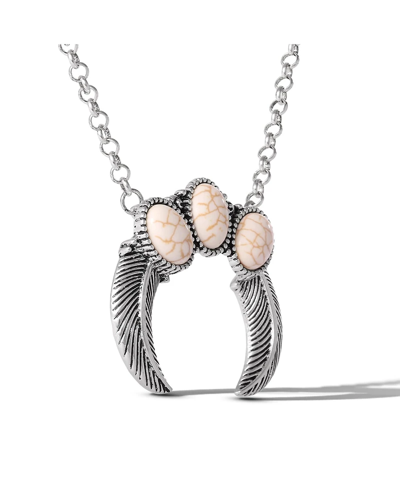 Jessica Simpson Ox Silver Western Necklace