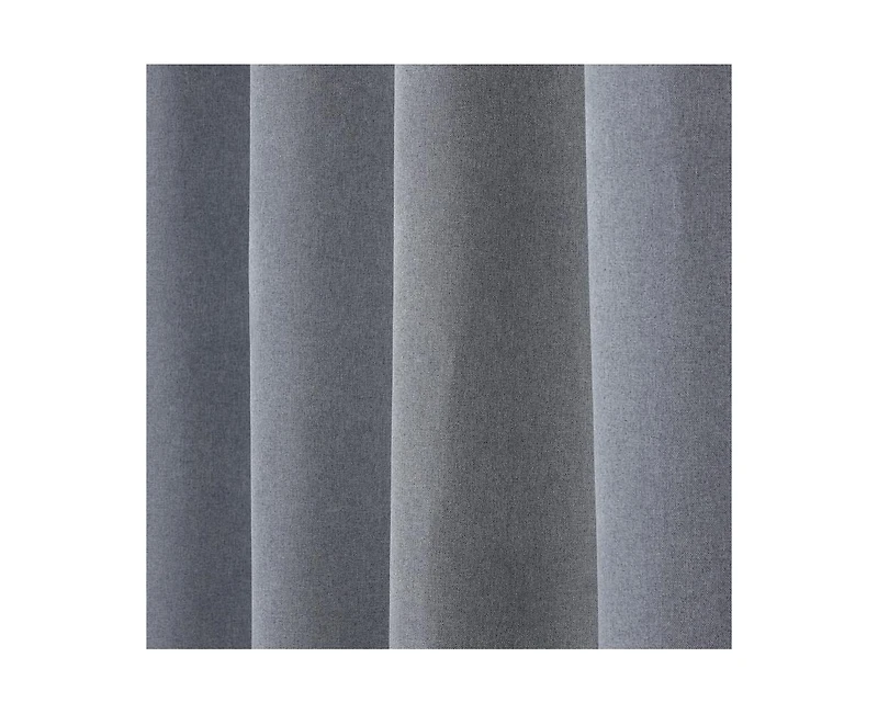 Superior Neal 100% Blackout Solid Machine Washable Curtains, Set of 2 Panels