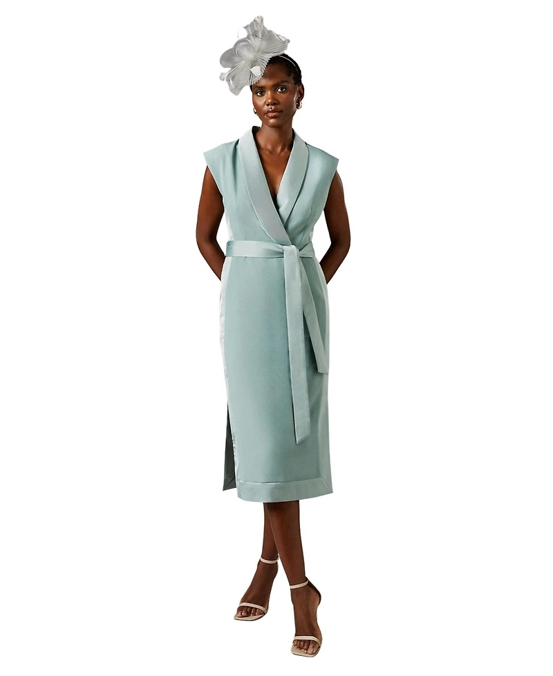 Coast Women's Tux Satin Midi Dress