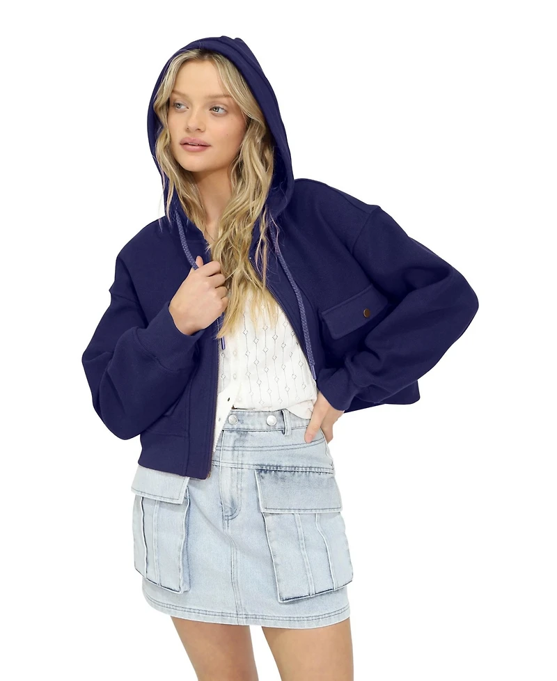 Belle & Bloom Fireside Hooded Utility Jacket