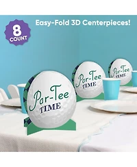 Big Dot of Happiness Freestanding 3D Golf Centerpiece Table Decorations