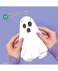 Big Dot of Happiness Spooky Ghost Garland Banner, 30 Feet of Cord, 15 Paper Ghost Shapes
