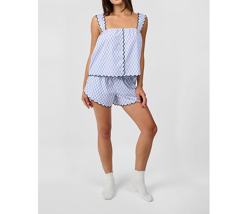 WeWoreWhat Scallop Pajama Shorts