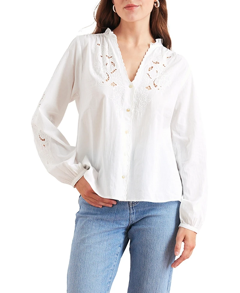 Paneros Clothing Women's Embroidered Camilla Blouse