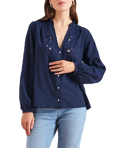 Paneros Clothing Women's Embroidered Camilla Blouse