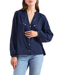 Paneros Clothing Women's Embroidered Camilla Blouse