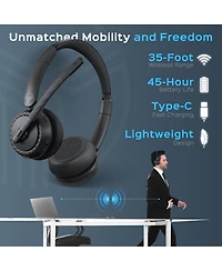 Treblab C7-Pro Wireless Bluetooth Headset