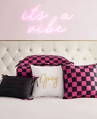 Juicy Couture Checkerboard Reversible 5-Pc. Comforter Set, Twin/Twin Xl