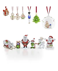 Swarovski Holiday Cheers Santa Story Figurine Set