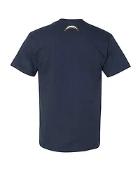 The Wild Collective Men's and Women's Navy Los Angeles Chargers Super Scoop Neck T-Shirt