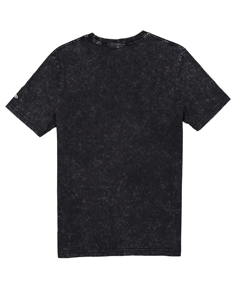 New Era Men's Luka Doncic Black Los Angeles Lakers Full Court Press Mineral Wash Player T-Shirt