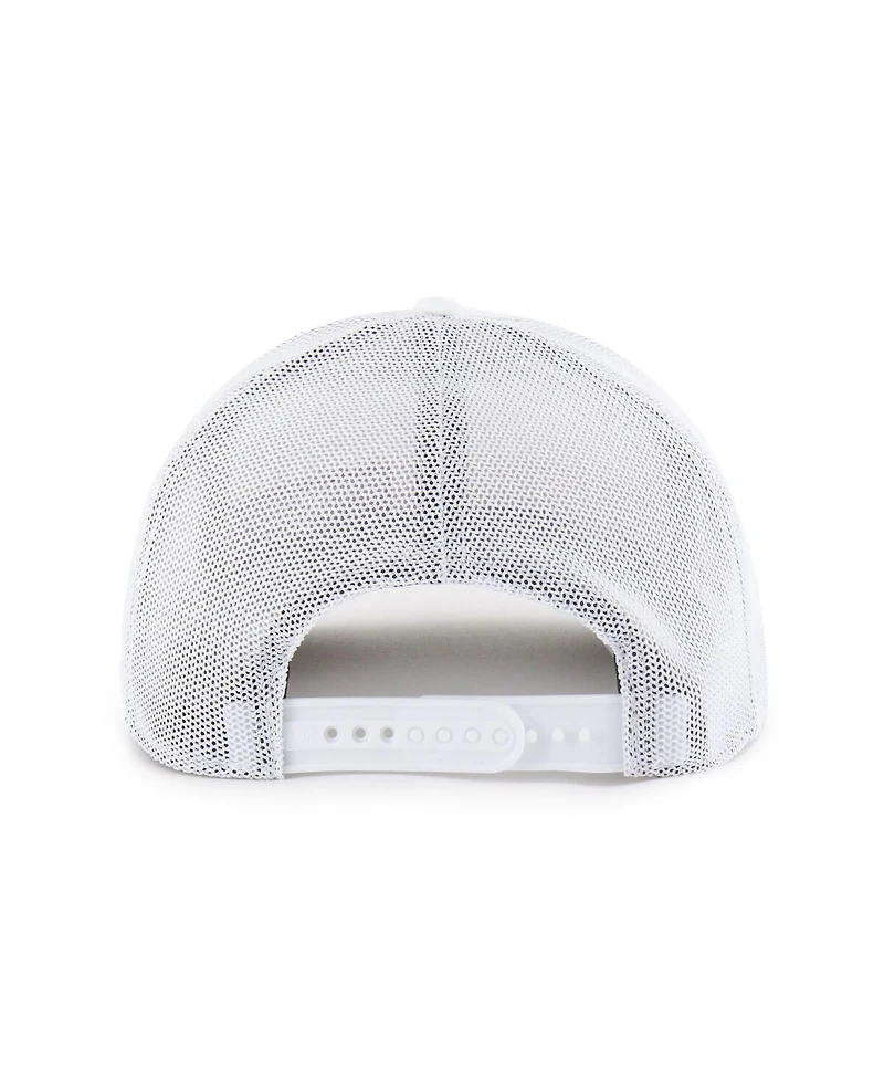 '47 Brand Men's White Atlanta Braves Rangefinder Brrr Trucker Adjustable Hat