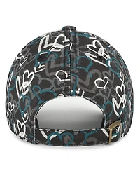 '47 Brand Girls Preschool Black Philadelphia Eagles Mural Clean Up Adjustable Hat