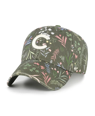'47 Brand Women's Olive Chicago Cubs Moss Verbena Clean Up Adjustable Hat