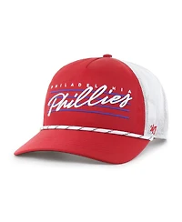'47 Brand Men's Red Philadelphia Phillies Brrr Downburst Mesh Hitch Adjustable Hat