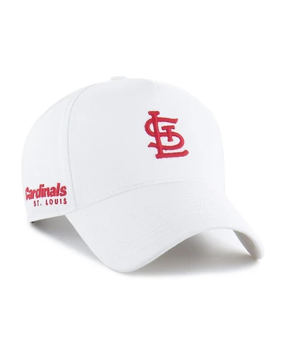 '47 Brand Men's White St. Louis Cardinals Foundational Pinch Offside Adjustable Hat