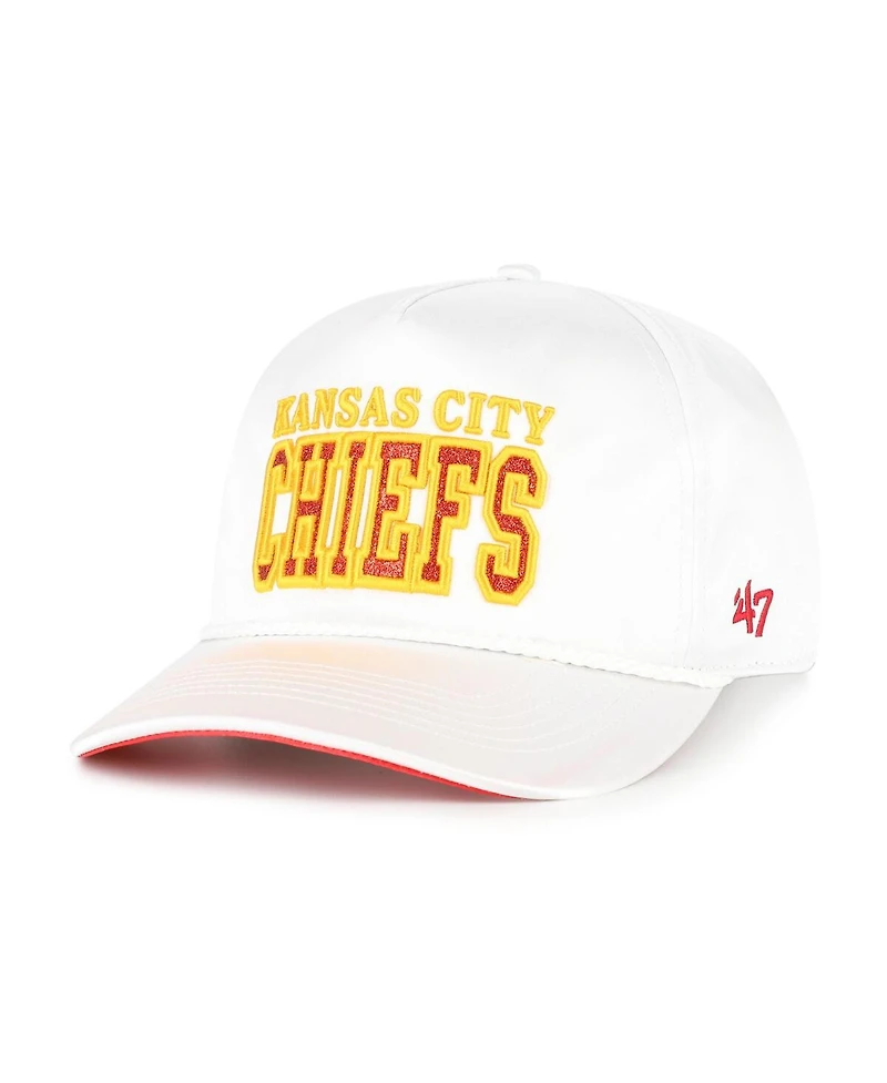 '47 Brand Women's White Kansas City Chiefs Outspoken Hitch Adjustable Hat