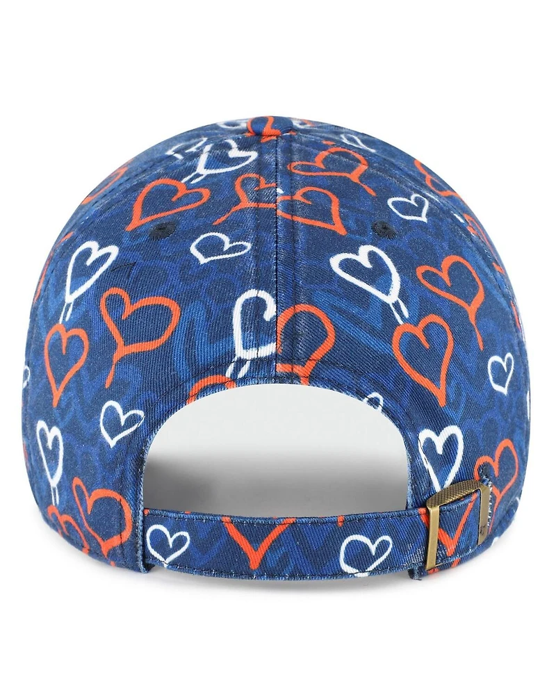 '47 Brand Big Girls Navy Denver Broncos Mural Clean Up Adjustable Hat