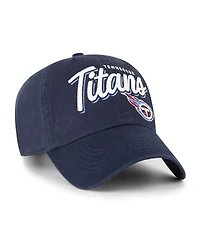 '47 Brand Women's Navy Tennessee Titans Ariana Clean Up Adjustable Hat
