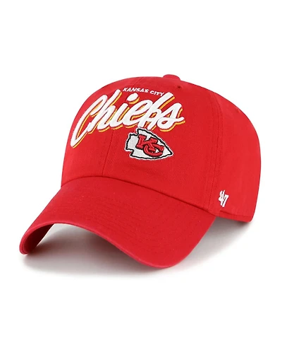 '47 Brand Women's Red Kansas City Chiefs Ariana Clean Up Adjustable Hat