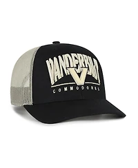 '47 Brand Men's Black Vanderbilt Commodores Arid Adjustable Trucker Hat