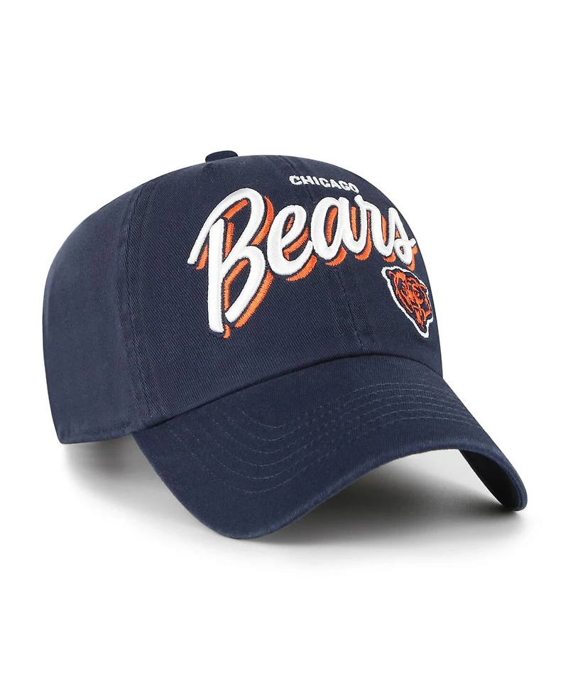 '47 Brand Women's Navy Chicago Bears Ariana Clean Up Adjustable Hat