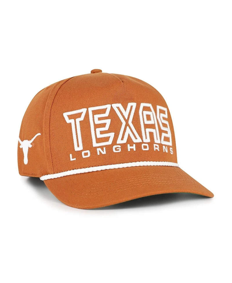 '47 Brand Big Boys and Girls Texas Orange Texas Longhorns Byline Hitch Adjustable Hat