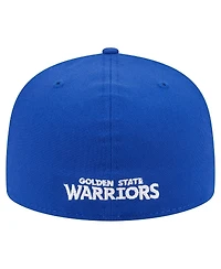 New Era Men's Royal Golden State Warriors Deceptor 59FIFTY Fitted Hat