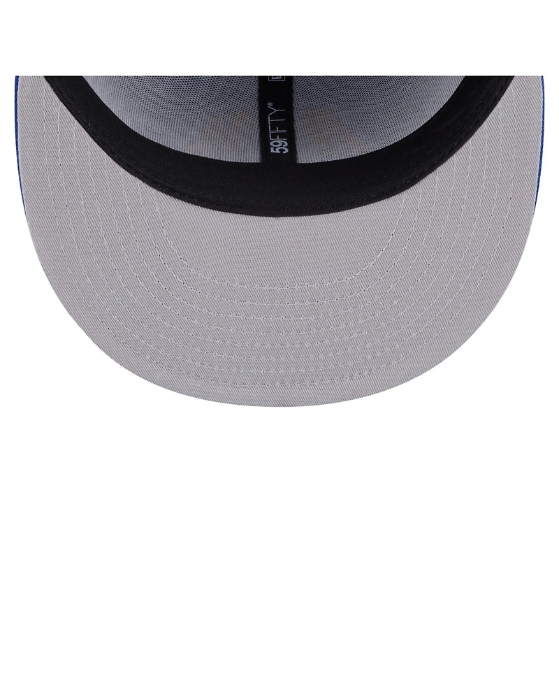 New Era Men's Blue York Knicks Deceptor 59FIFTY Fitted Hat