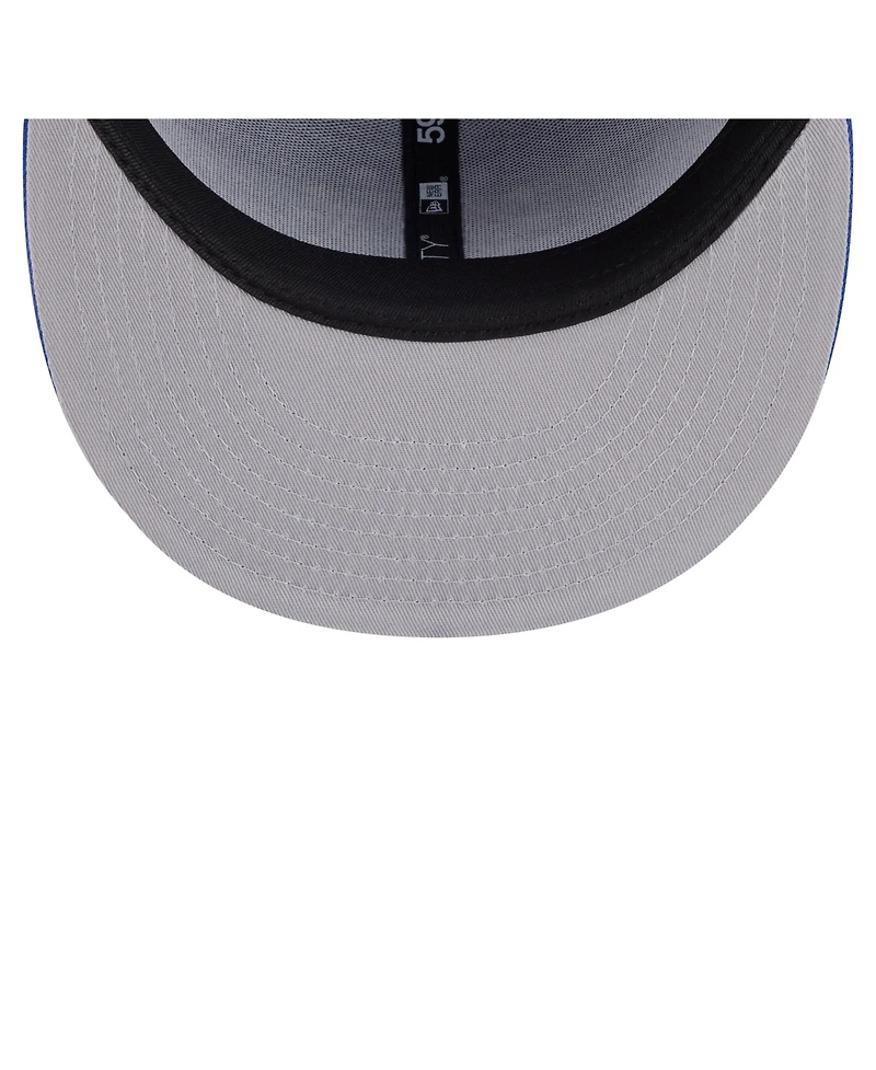 New Era Men's Royal Philadelphia 76ers Deceptor 59FIFTY Fitted Hat