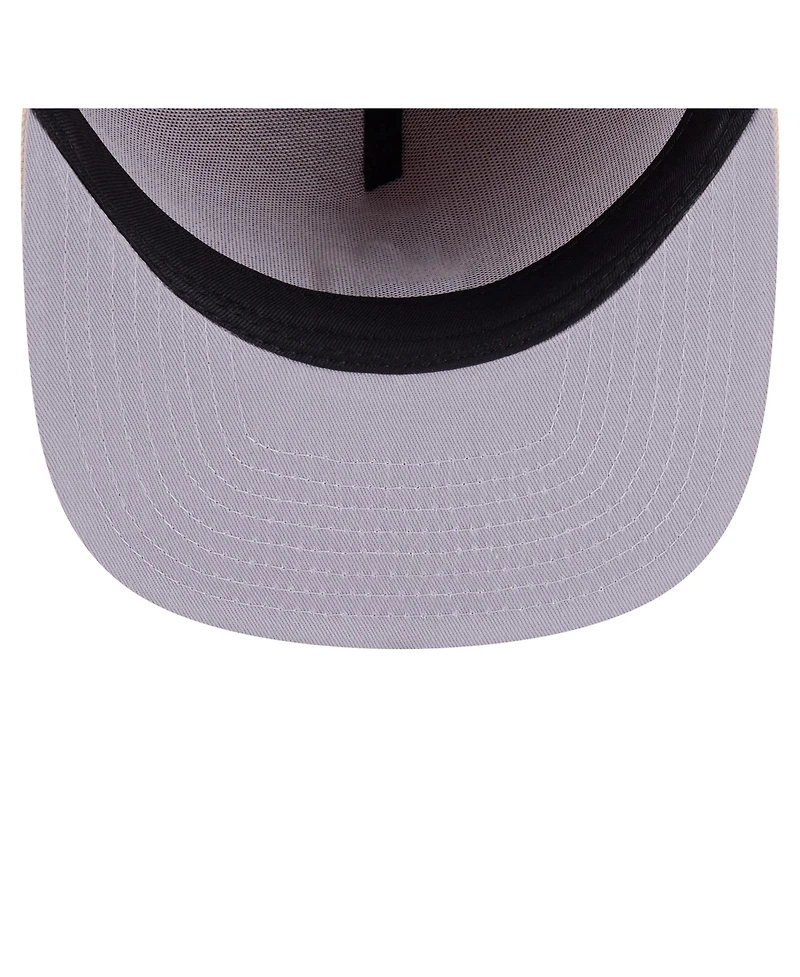 New Era Men's Orange/Light Beige Los Angeles Dodgers Two-Tone Color Pack A-Frame 59FIFTY Fitted Hat